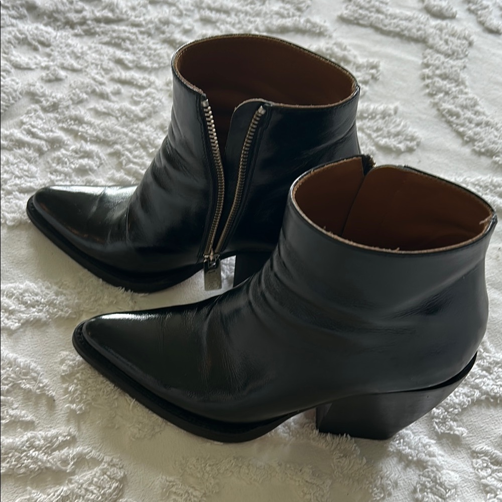 Chloe Black Ankle Boots - Picture 3 of 7